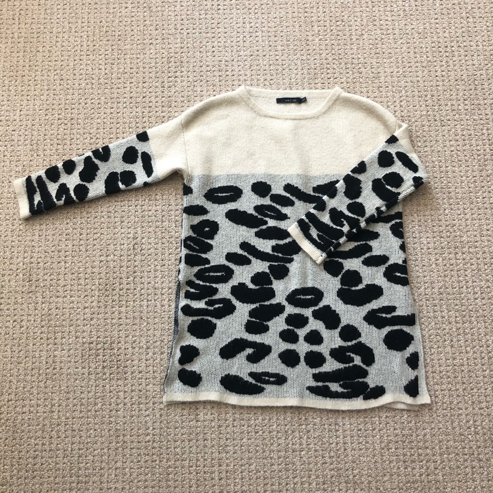 Ark & Co Leopard Tunic Sweater